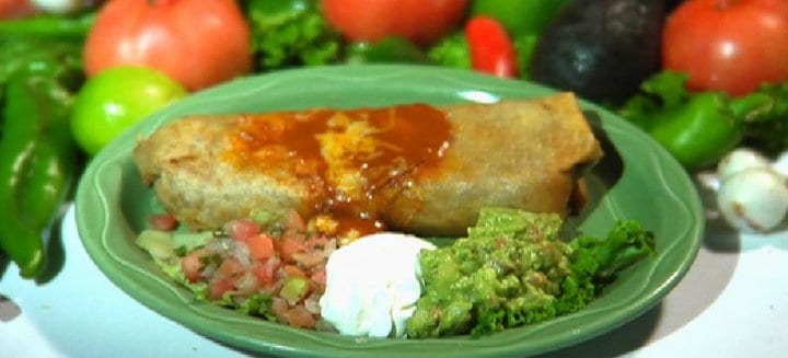 Chicken Chimichanga.