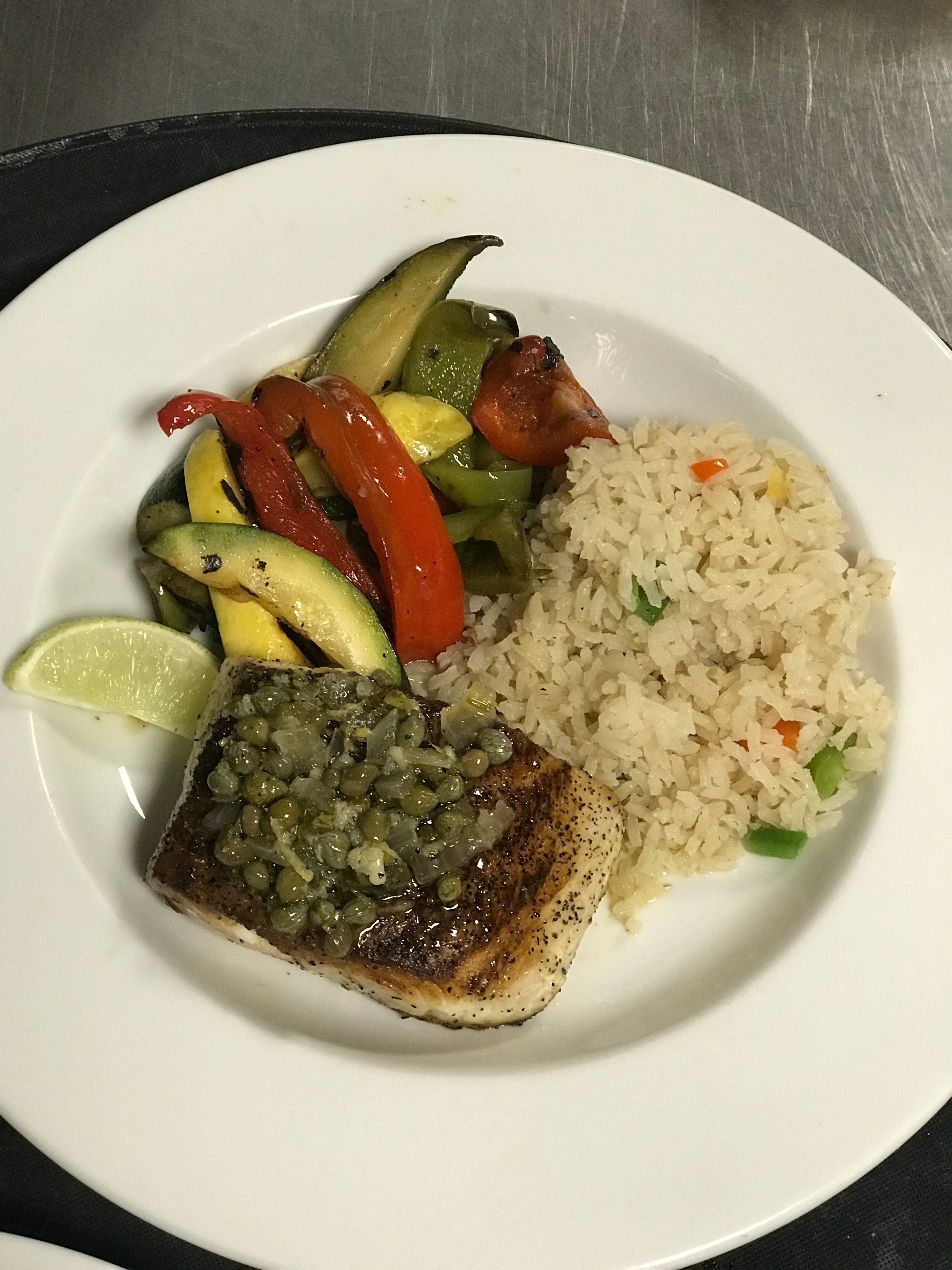 Pescado A La Parrilla.