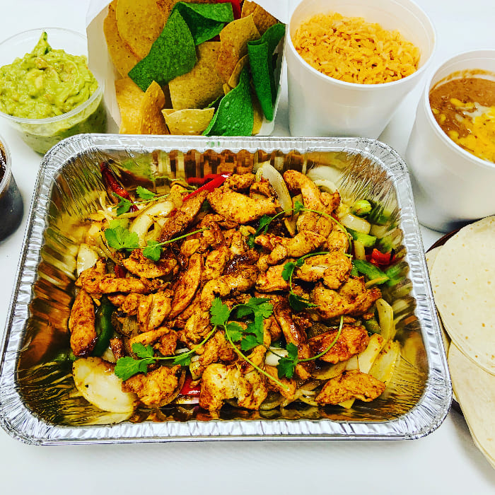 Family Chicken Fajitas.